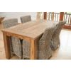 1.6m Reclaimed Teak Taplock Dining Table with 4 Donna Chairs - 0